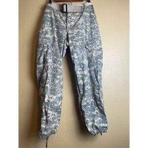 US Military Issue Army Combat Uniform ACU Camo Pants Trousers Size M Short
